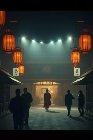 《山与海之间》剧照，山脊线尽头露出的一角海面
